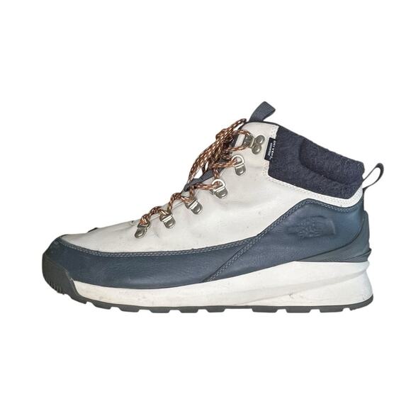Mens The North Face Back to Berkeley Waterproof Boots Hiking Size 12 Gray White - Picture 1 of 5